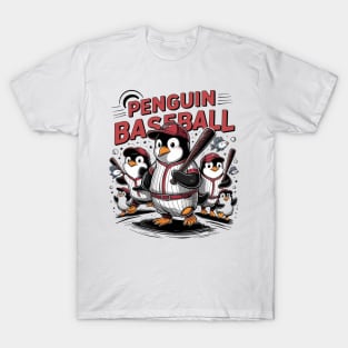 Penguin baseball is a hilarious spectacle T-Shirt